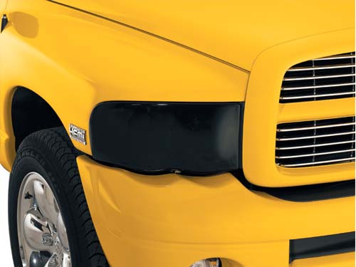 Auto VentShade Smoked Headlight Covers 02-05 Dodge Ram - Click Image to Close